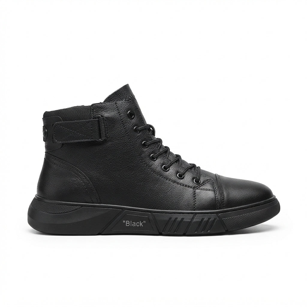 Mason | Comfortable Leather Lace-Up Ankle Boots for Men