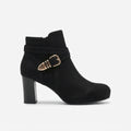 Marcella | Elegant Suede Heeled Ankle Boots for Women