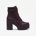 Beatrix | Stylish Lace-Up Platform Heeled Ankle Boots for Women