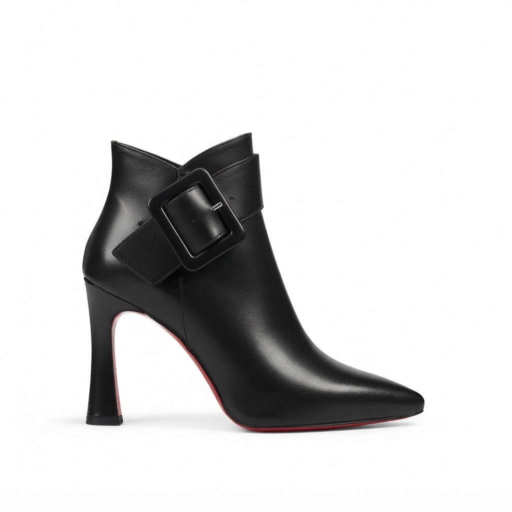 Petra | Elegant Pointed Toe High Heeled Ankle Boots for Women