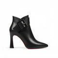 Petra | Elegant Pointed Toe High Heeled Ankle Boots for Women