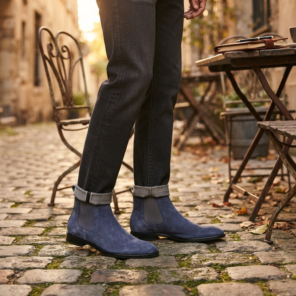 Leander | Sharp Chelsea Ankle Boots for Men