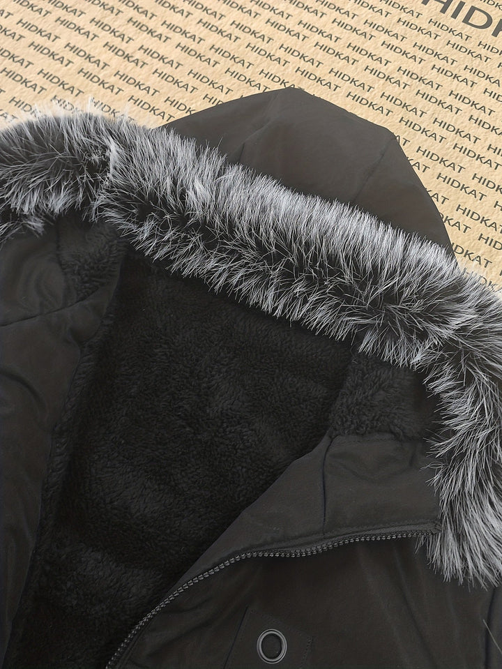 Keegan | Cosy Fleece-Lined Hooded Parka Coat