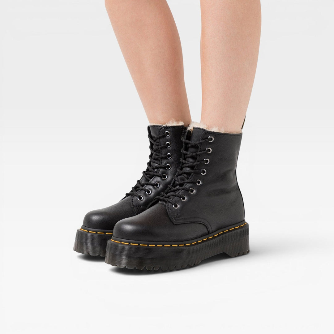 Genevieve | Edgy Platform Combat Boots Women