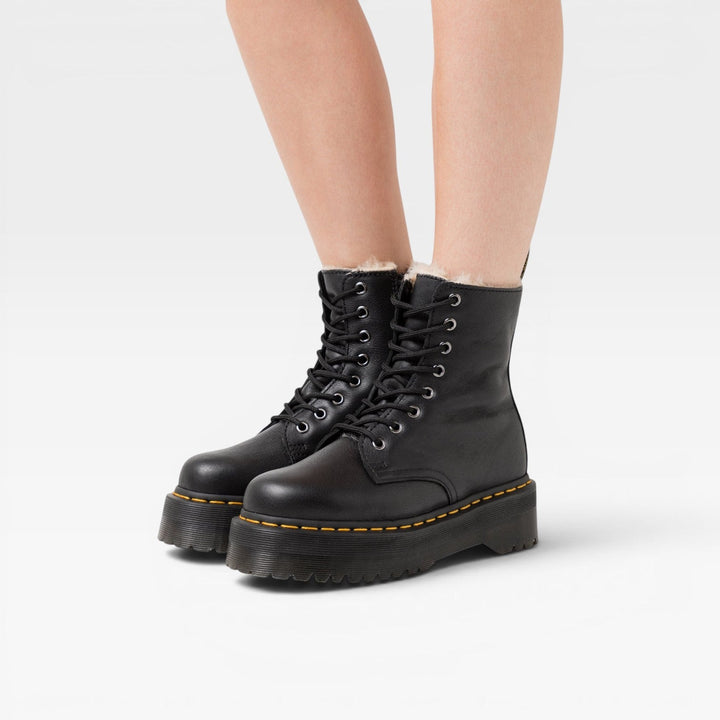 Genevieve | Edgy Platform Combat Boots Women