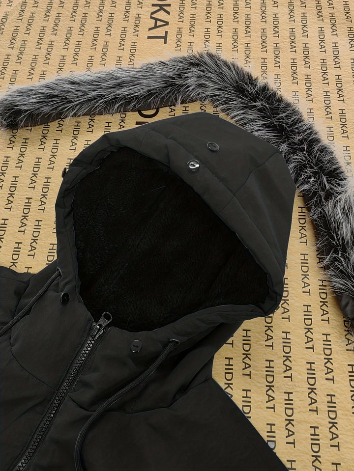 Keegan | Cosy Fleece-Lined Hooded Parka Coat