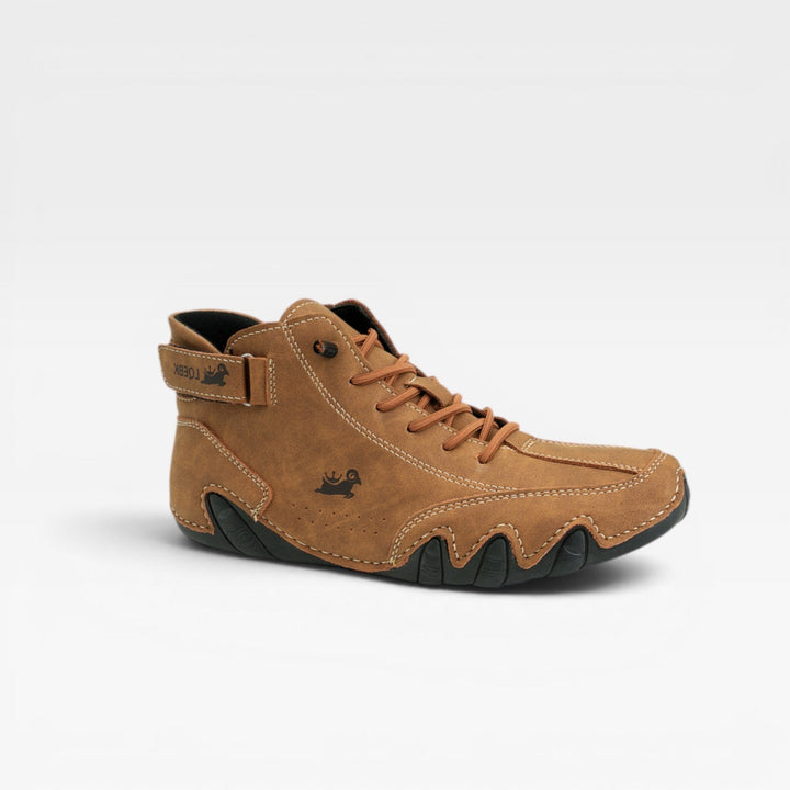 Darby | Bold Suede Mid-Top Lace-Up Trainers