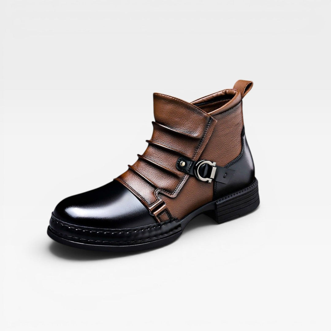 Cassidy | Distinguished Buckle Strap Ankle Boots