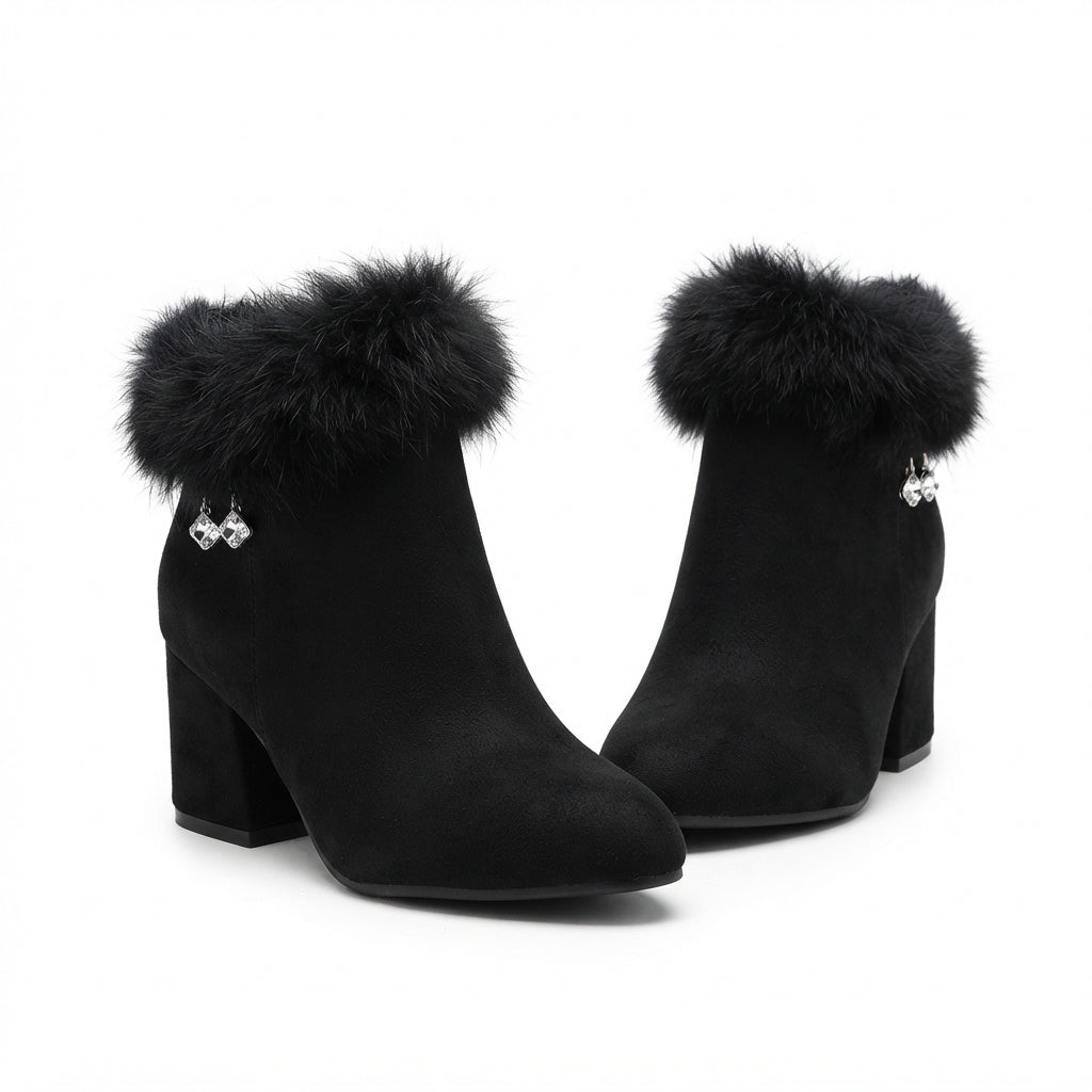 Genevieve | Elegant Block Heeled Ankle Boots for Women