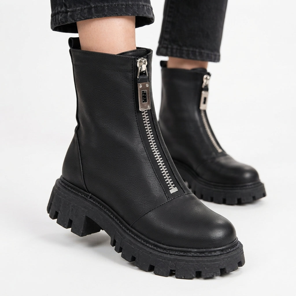 Petra | Modern Chunky Platform Ankle Boots for Women