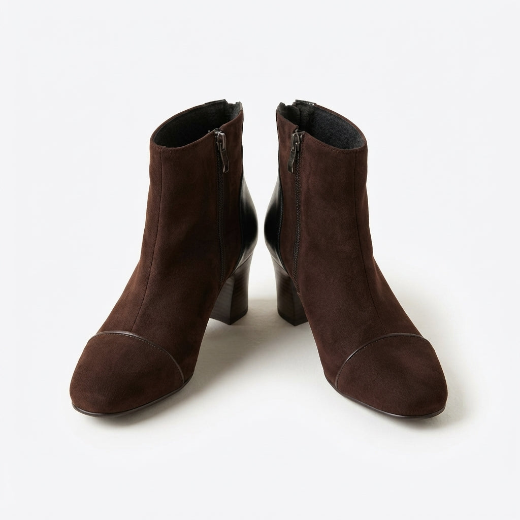 Seraphina | Elegant Block Heel Ankle Boots for Women