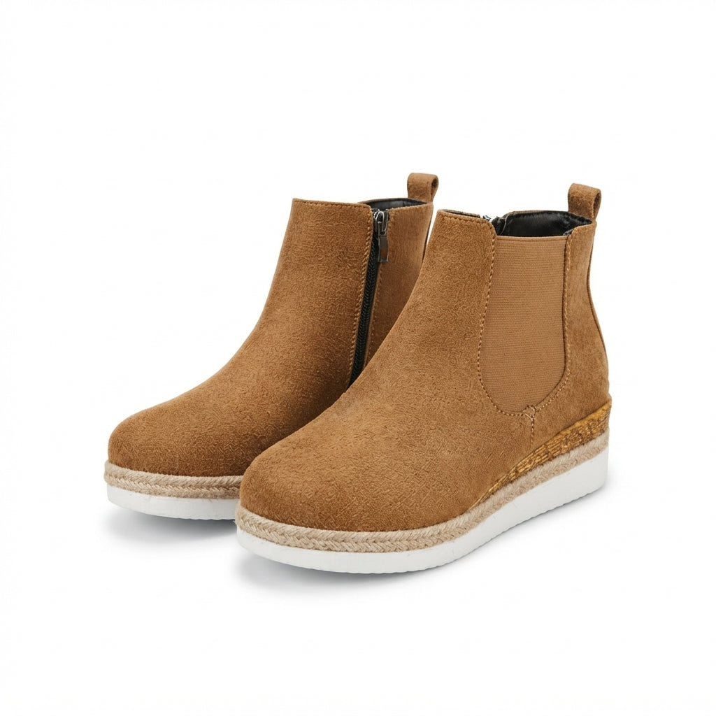 Florentina | Effortless Platform Chelsea Ankle Boots for Women