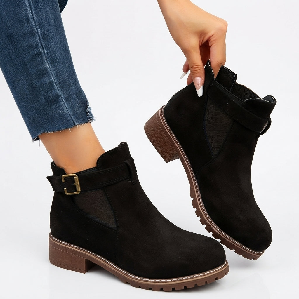 Edith | Classic Heeled Chelsea Ankle Boots for Women
