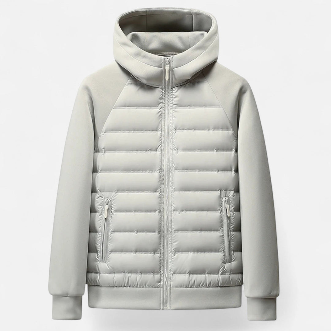 Conan | Warm Hooded Quilted Puffer Jacket for Men