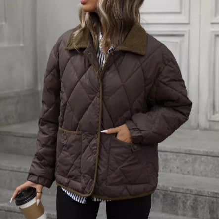 Edith | Warm Quilted Puffer Coat