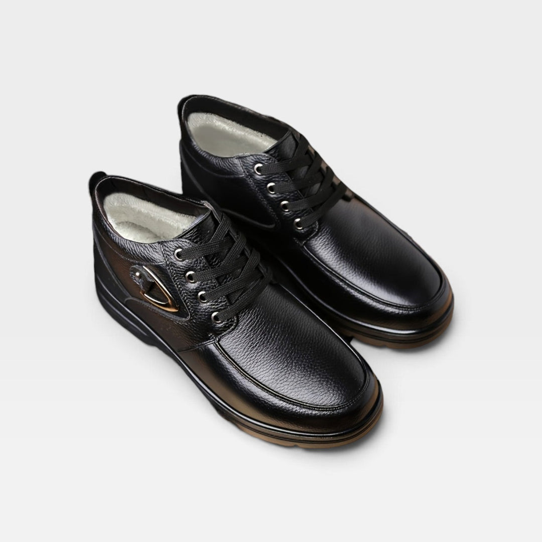 Baxter | Classic Leather Lace Up Ankle Boots