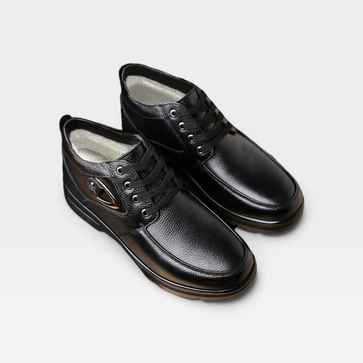 Baxter | Classic Leather Lace Up Ankle Boots