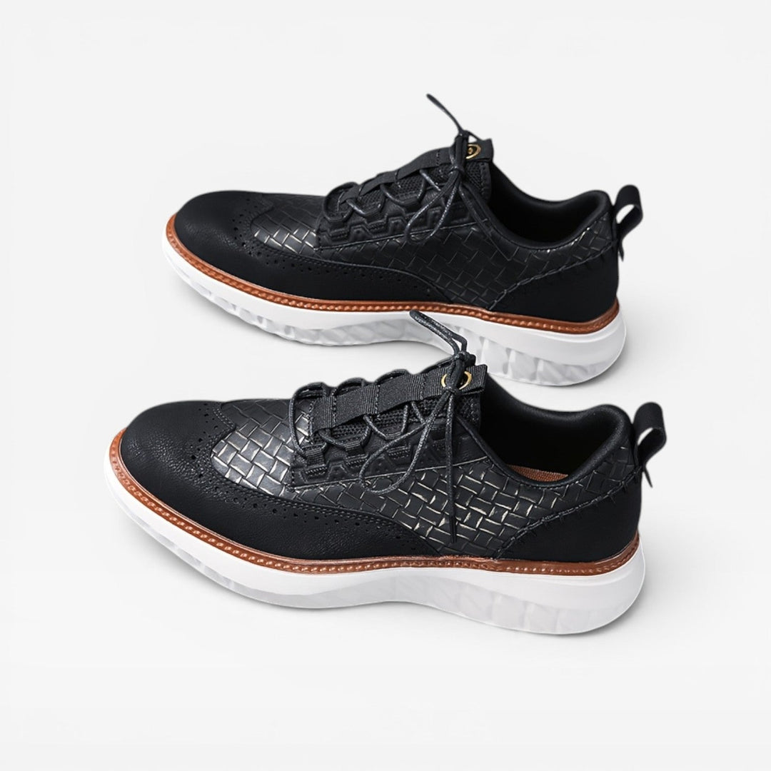 Barnaby | Modern Smart Brogue Trainers for Men