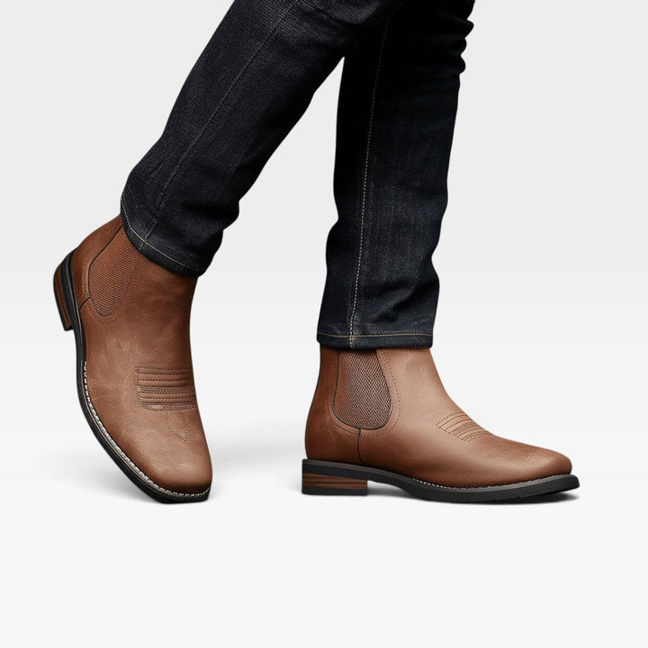 Leland | Classic Leather Chelsea Boots Men
