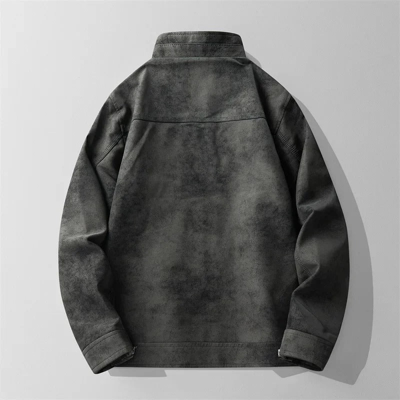Corbin | Sharp Slim-Fit Leather Jacket for Men