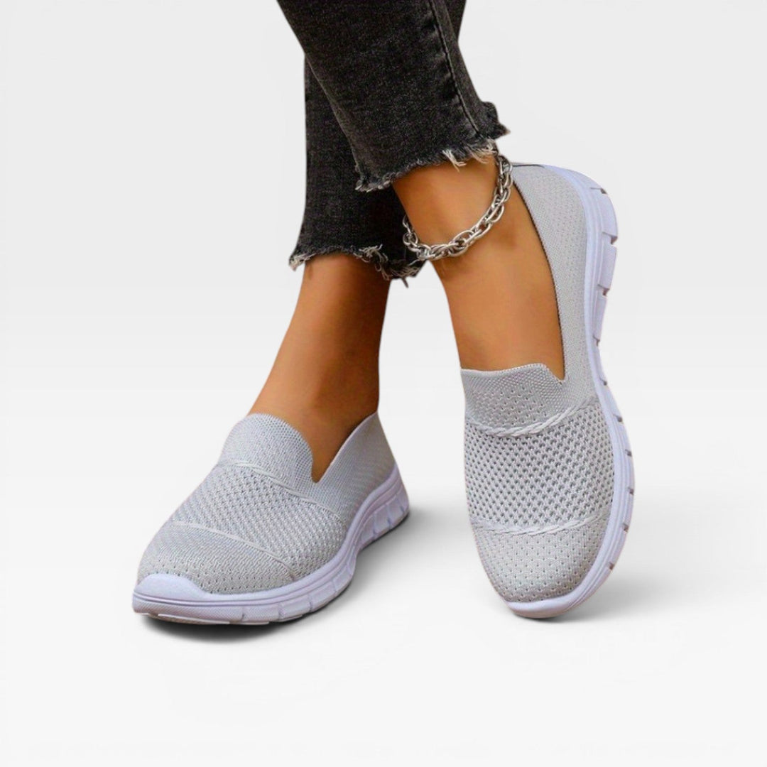 Hazel | Comfortable Knit Slip-On Trainers for Women