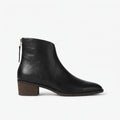Sylvia | Refined Pointed Toe Block Heel Ankle Boots for Women