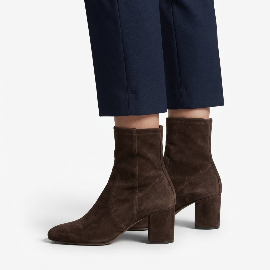 Seraphina | Elegant Block Heel Ankle Boots for Women