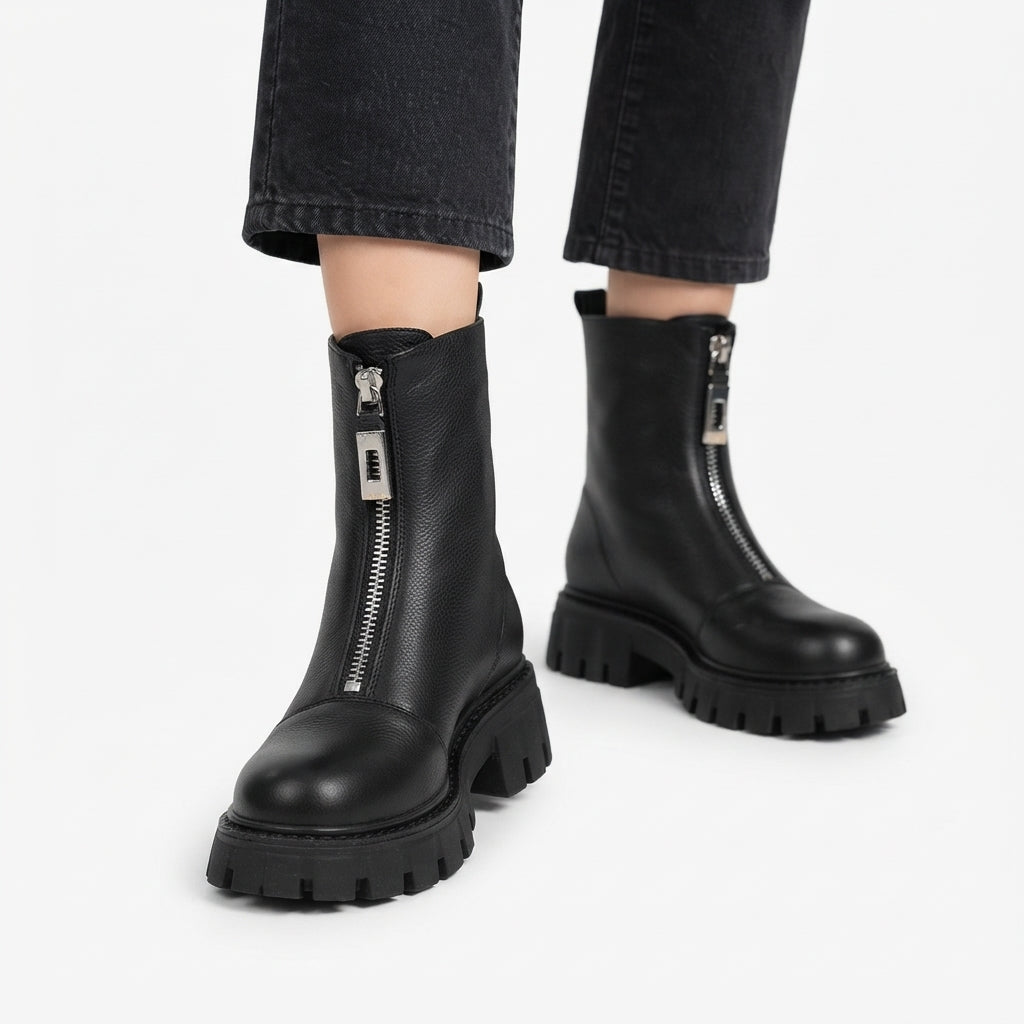 Petra | Modern Chunky Platform Ankle Boots for Women
