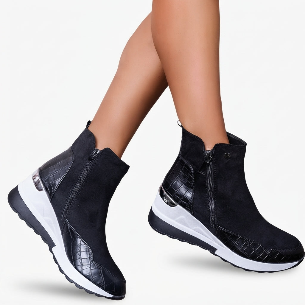 Genevieve | Warm Waterproof Winter Ankle Boots for Women