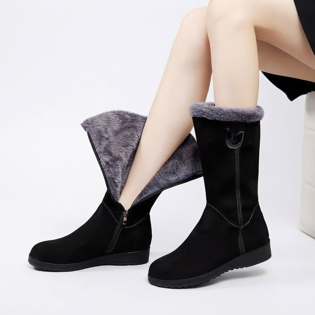 Edith | Comfortable Knee High Winter Boots for Women