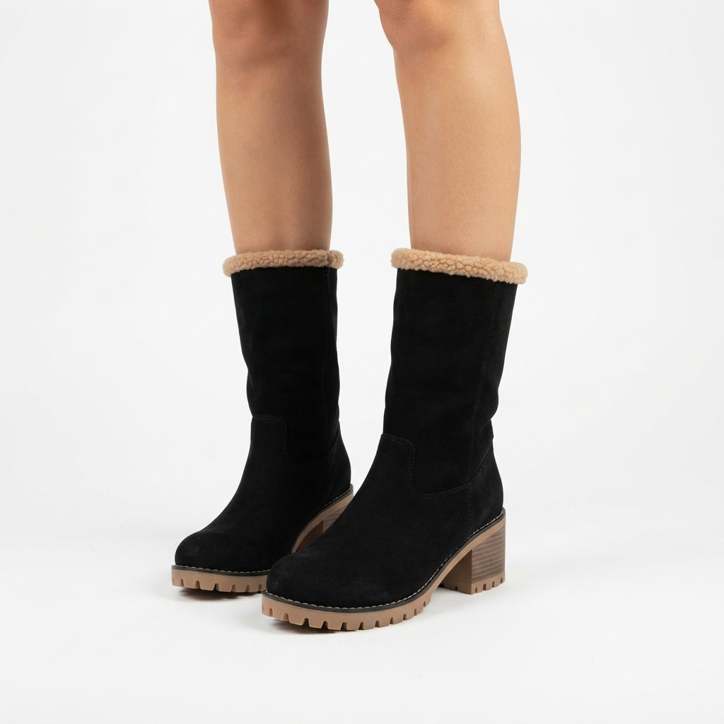 Freya | Sturdy Chunky Heeled Ankle Boots for Women