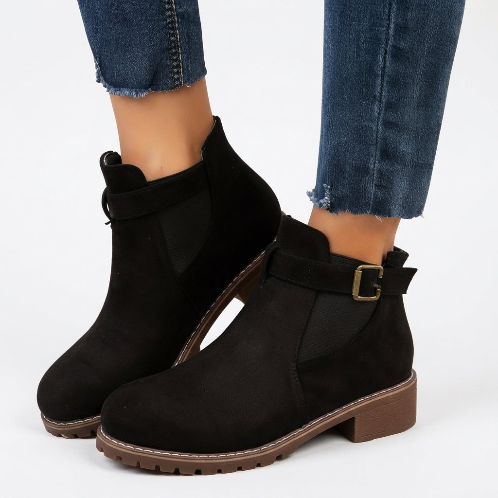 Edith | Classic Heeled Chelsea Ankle Boots for Women