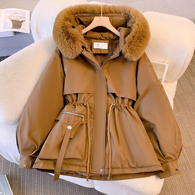 Georgina | Cozy Faux Fur Hood Parka Coat For Women