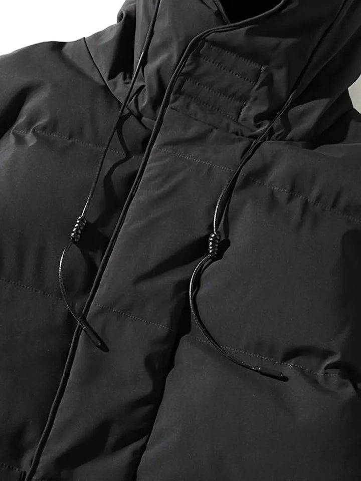 Warrick | Premium Long Hooded Puffer Jacket for Men