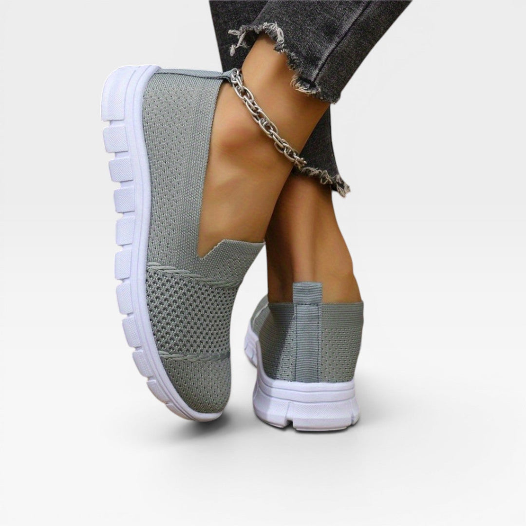 Hazel | Comfortable Knit Slip-On Trainers for Women