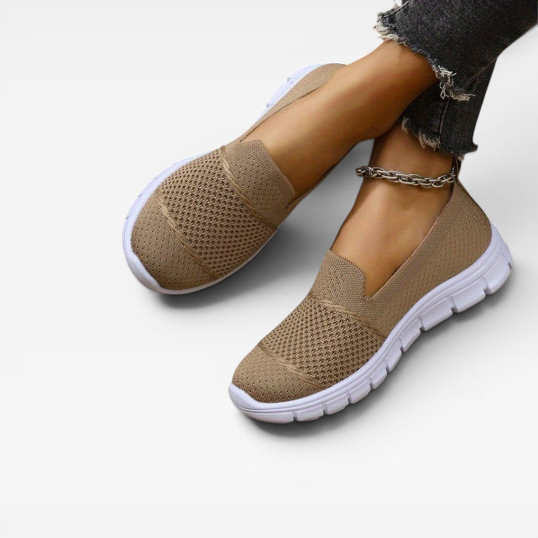 Hazel | Comfortable Knit Slip-On Trainers for Women