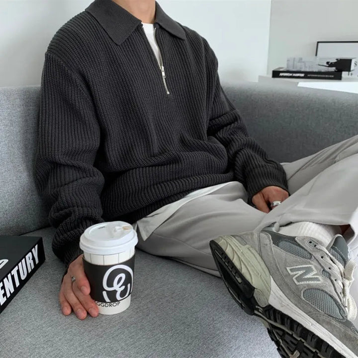 Otto | Classic Zip Jumper with Relaxed Fit for Men