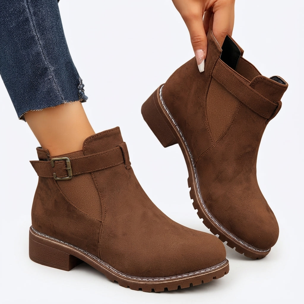 Edith | Classic Heeled Chelsea Ankle Boots for Women