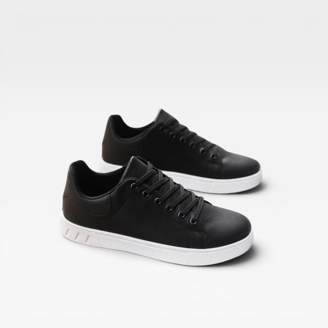 Denholm | Clean Minimalist Low-Top Lace-Up Trainers