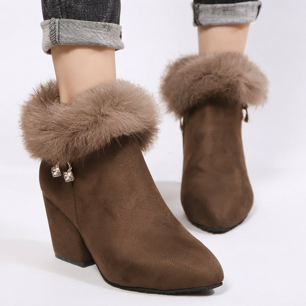 Genevieve | Elegant Block Heeled Ankle Boots for Women