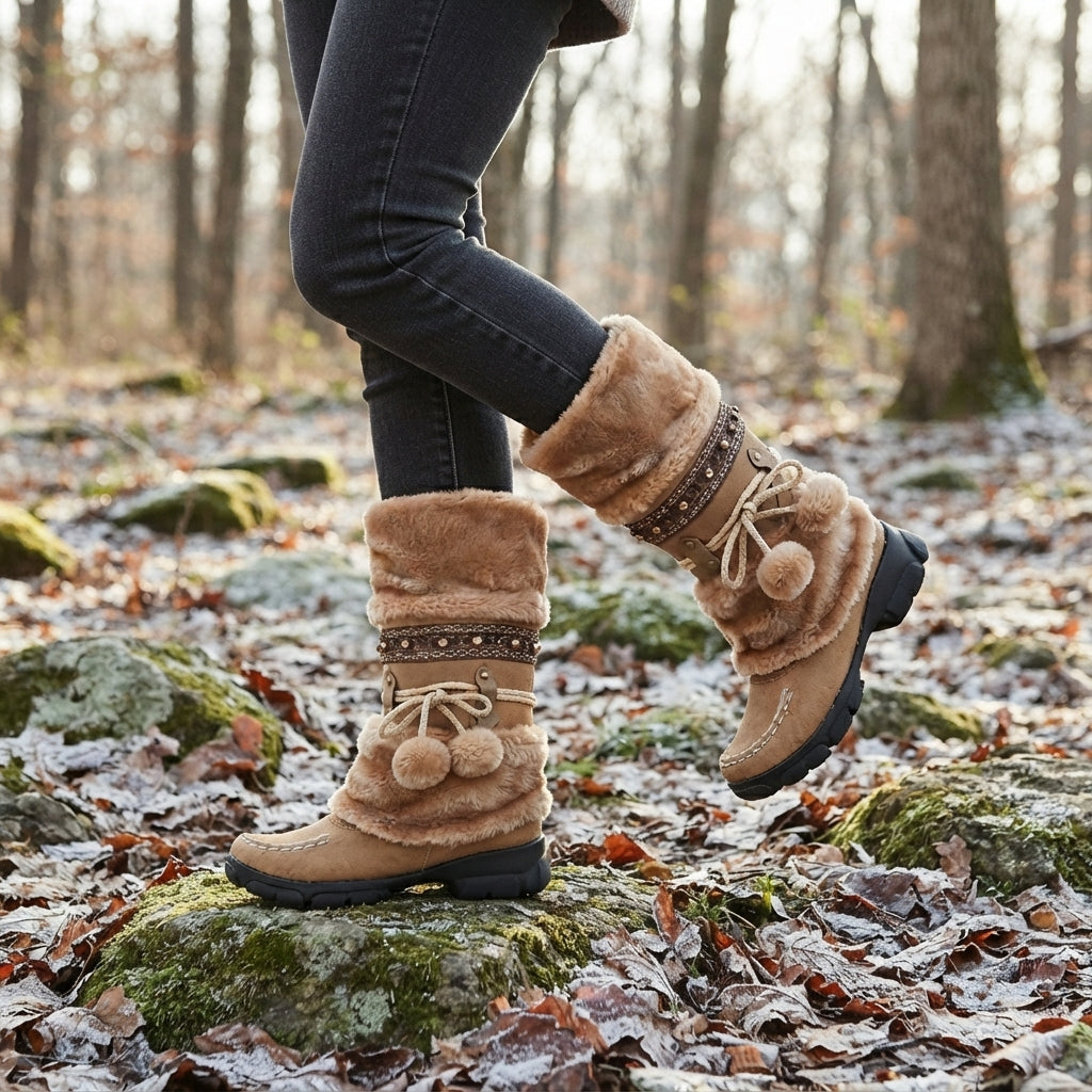 Seraphina | Relaxed Slouch Mid Calf Winter Boots for Women