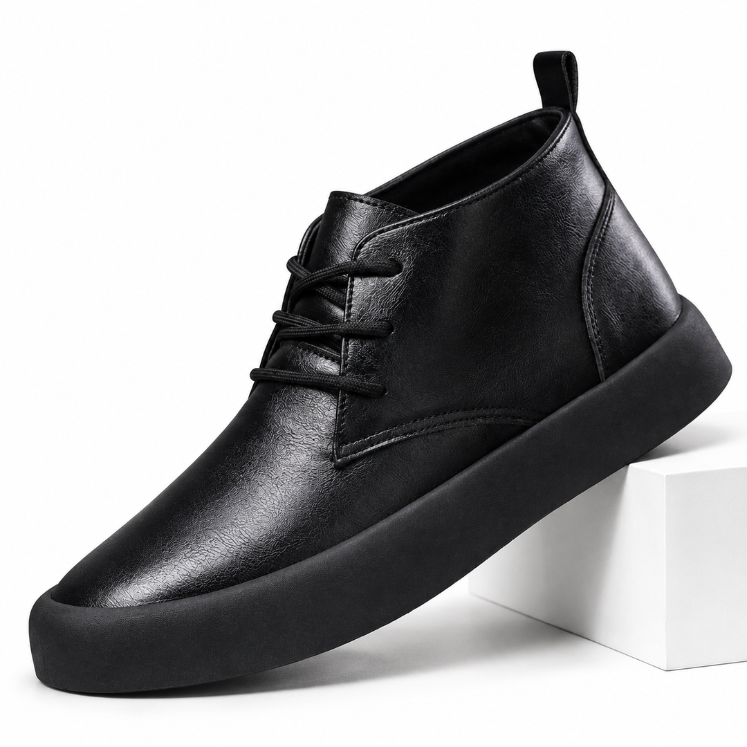 Milo | Comfortable Lace-Up Chukka Ankle Boots for Men
