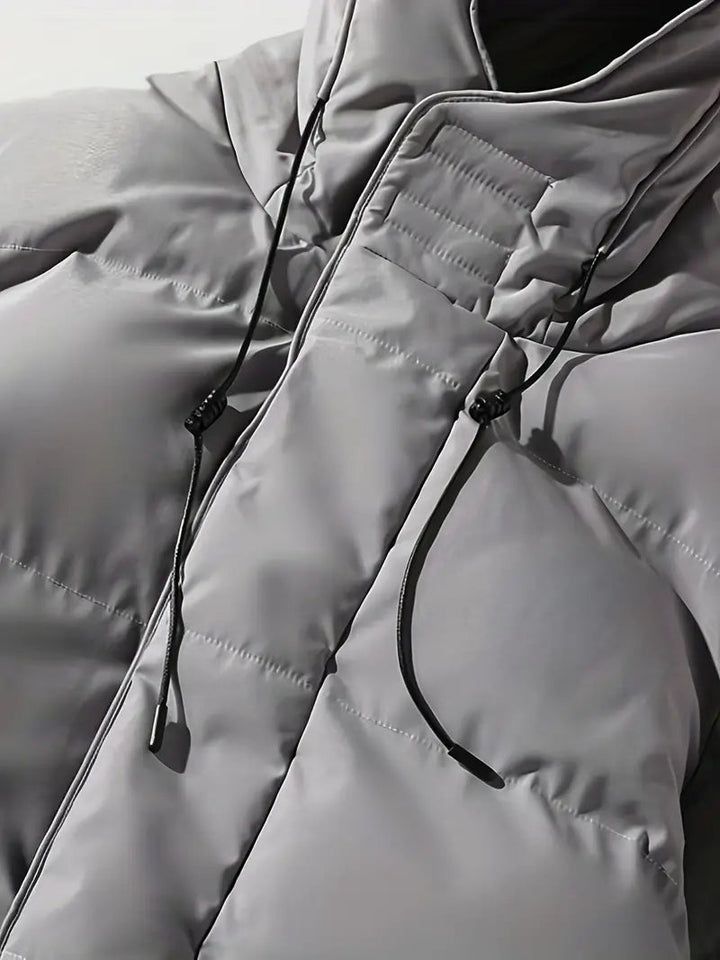 Warrick | Premium Long Hooded Puffer Jacket for Men