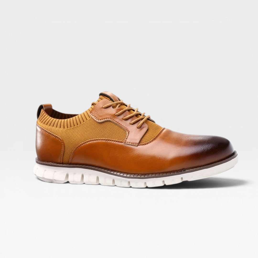 Chauncey | Smart Oxford Style Leather Trainers