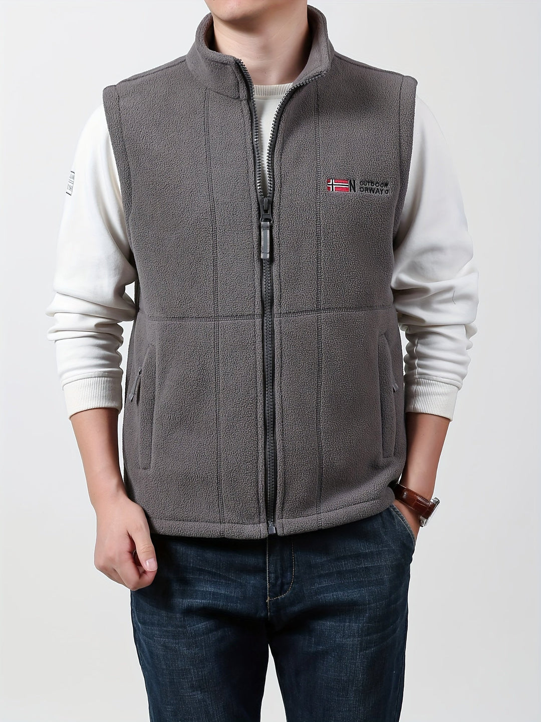 Pascal | Warm Fleece Gilet Bodywarmer Full-Zip