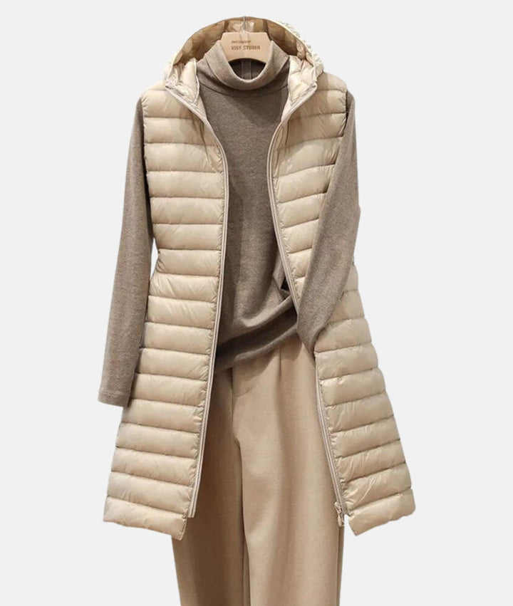 Isla | Sleek Quilted Longline Gilet