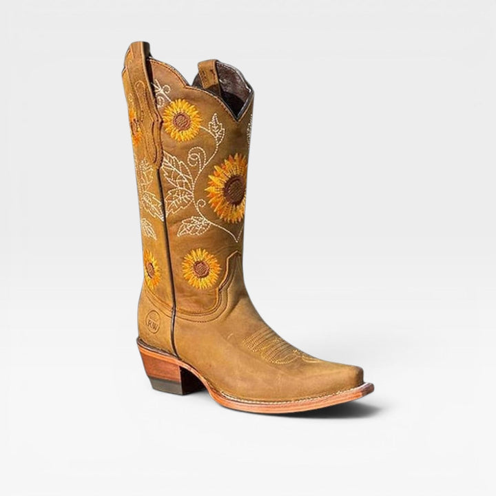 Tallulah | Boho Embroidered Cowboy Boots Women