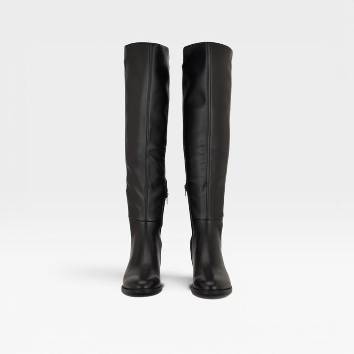 Octavia | Polished Over The Knee Flat Boots Women