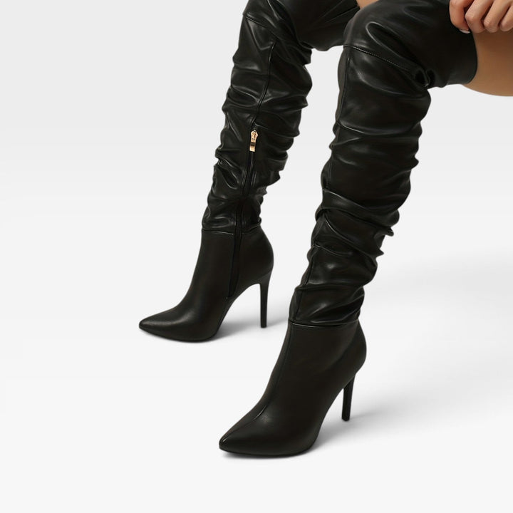 Petronella | Bold Stiletto Over The Knee Boots Women