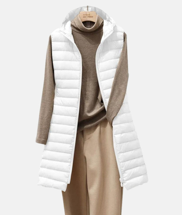 Isla | Sleek Quilted Longline Gilet